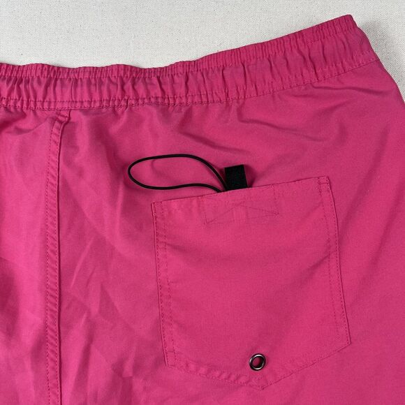 Saturdays NYC Timothy Accordion Swim Short Men’s XL Fuchsia 6.5” Inseam Lined - Picture 11 of 16